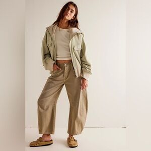 We The Free Good Luck Mid-Rise Barrel Jeans